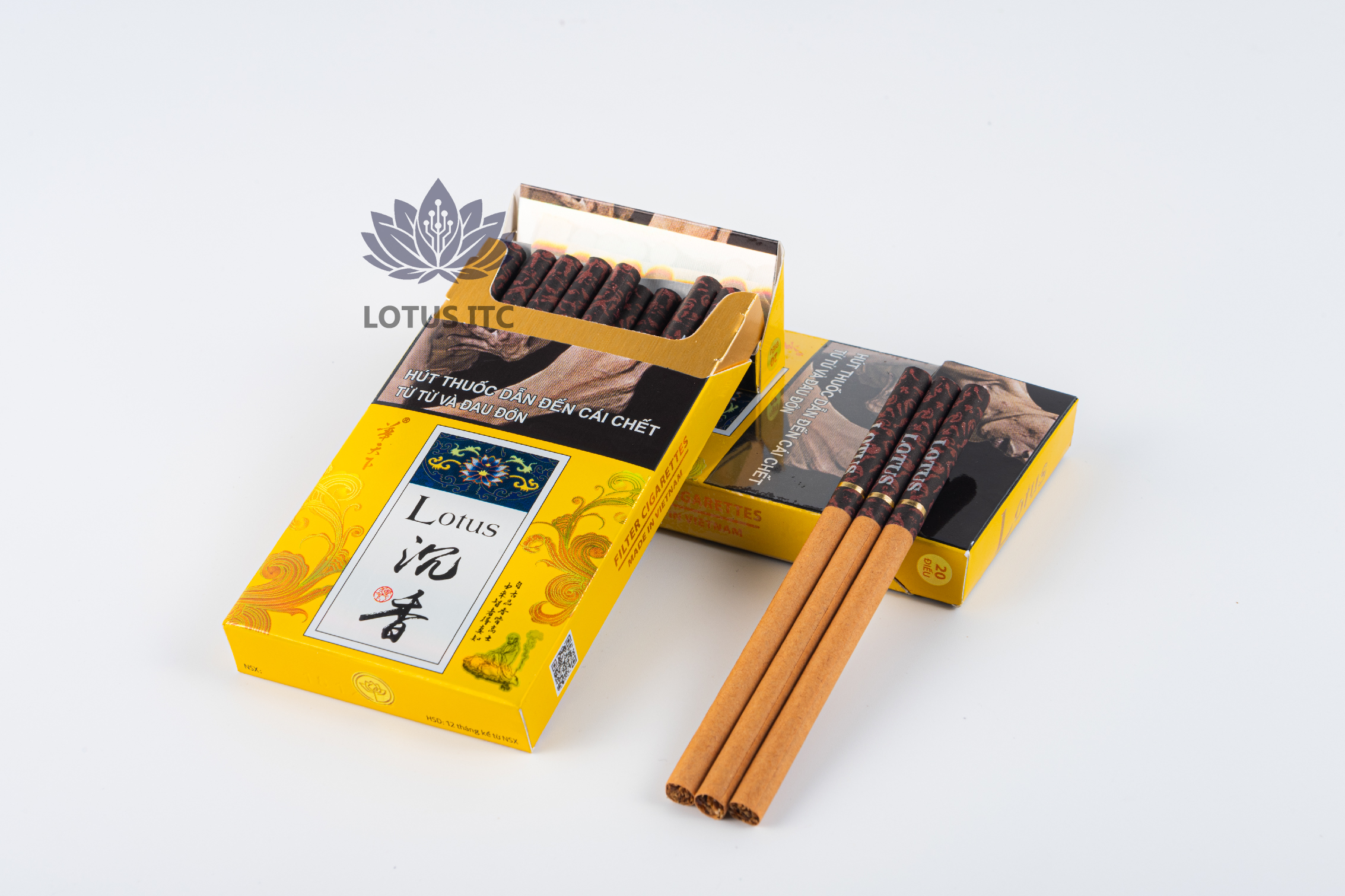 Thuốc lá Trầm Hương HuatianXia (20 Điếu/Bao) (1 Cây/10 Bao)
